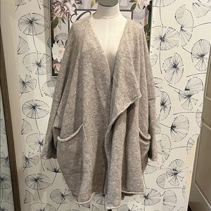 ESKANDAR 0/S Cozy Women's Gray Sweater